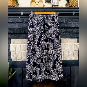 J.Crew Midi Pineapple Skirt